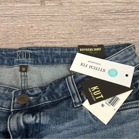 New with tags Kut from the Kloth Catherine Boyfriend denim short - Picture 3 of 6